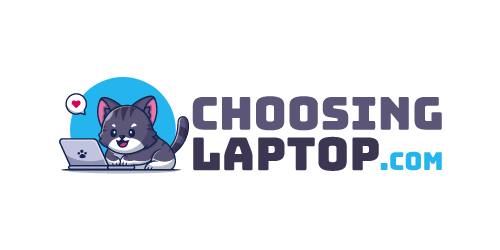 Choosing Laptop Logo